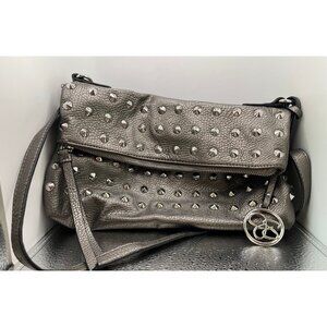 Jessica Simpson purse silver studded adjustable strap